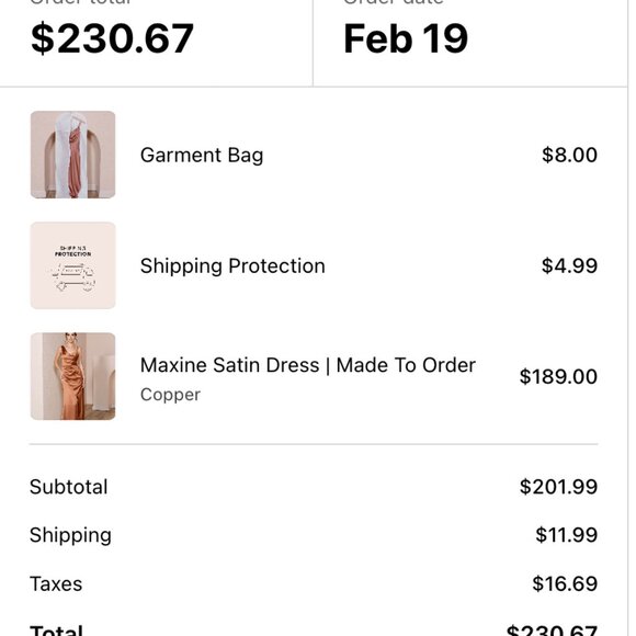 Revelry Maxine Satin Dress - Picture 4 of 4